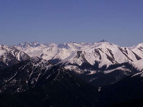View from Osobita on Tatra Mountains