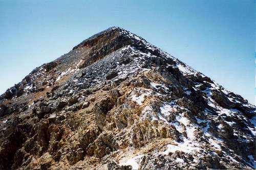 Diamond peak, summit ridge
