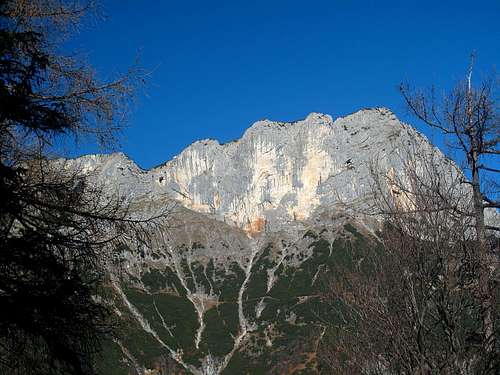 The south wall of the Berchtesgadener Hochthron
