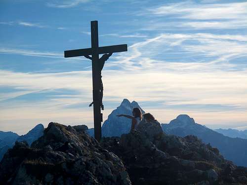 On the summit of Berchtesgadener Hochthron (1972m)...