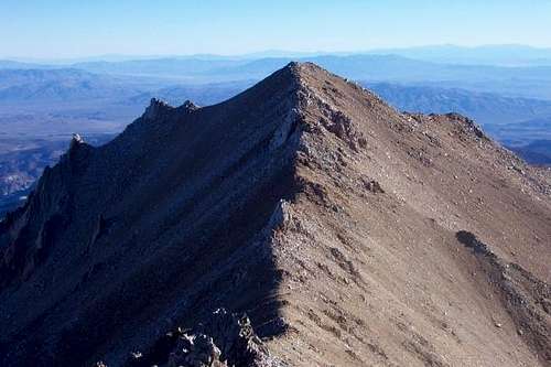 Boundary Peak viewed from the...