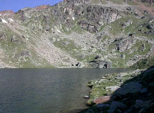 il lago di Lussert inferiore...