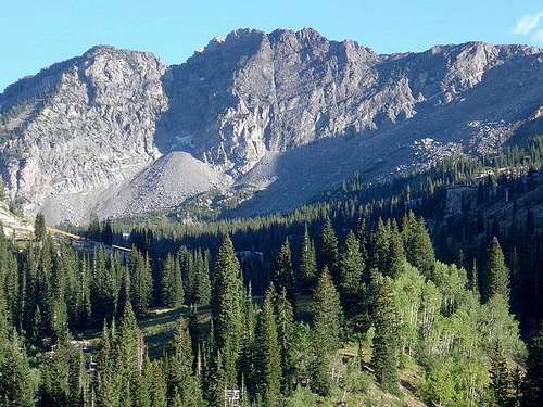 Devil's Castle at Alta. Taken...