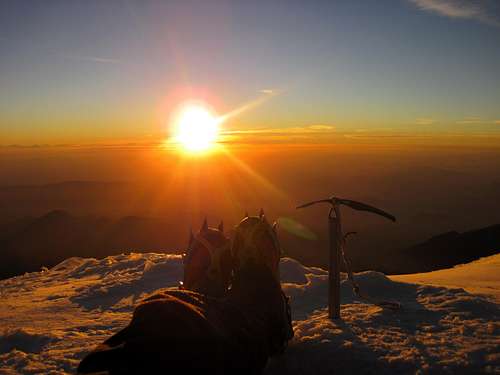 Summit sunrise
