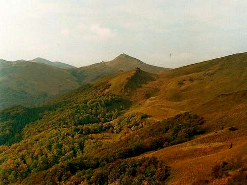 Landslide and Kopa Bukowska