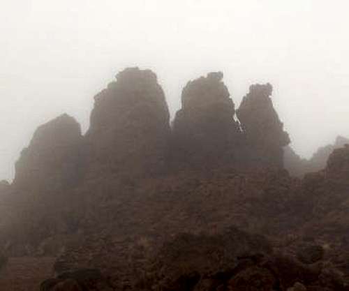 Fog on Roques de Los Muchachos