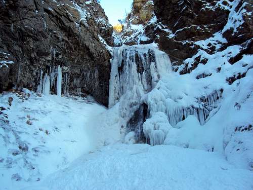 Adams Waterfall in Winter