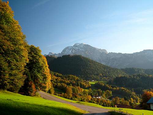 Autumn above Oberau