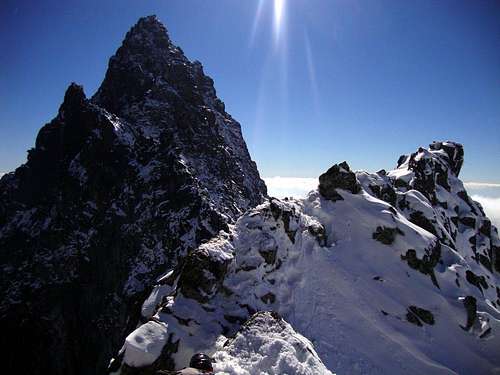 The ridge towards Končistá 