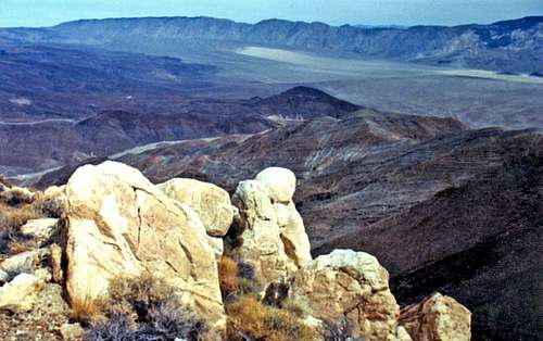 Northern Panamint Valley from Zinc Hill