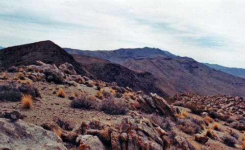 Argus Range south from Zinc Hill north summit