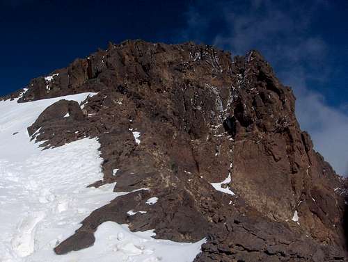 Climbing Toubkal in the winter