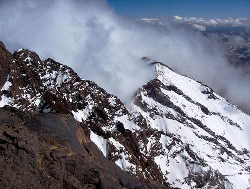 Clouds on Toubkal