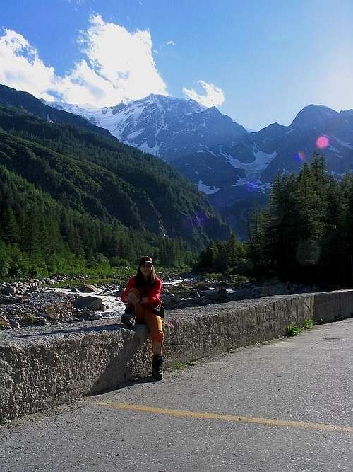 At the foot of Monte Rosa