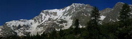 Panoramic view of Monte Rosa
