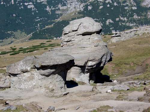 Rock formations, Bucegi Mountains