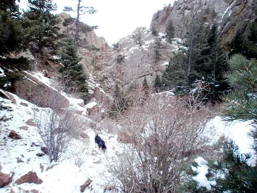 Ascending Stanley Canyon