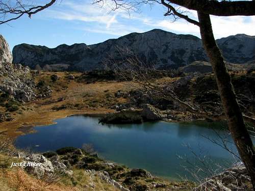 Black lake at Treskavica mountain