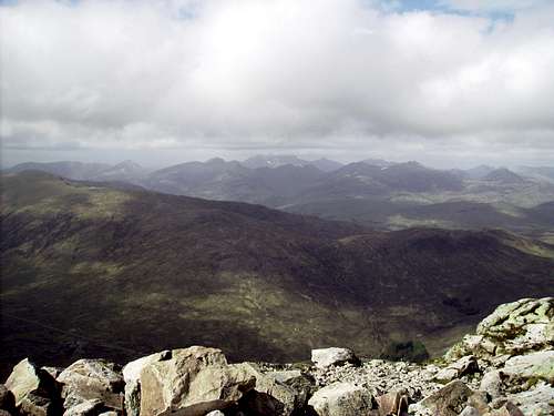 View from Stob Dearg
