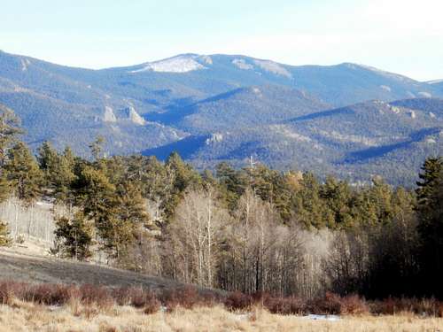 Topaz Mountain from the southwest
