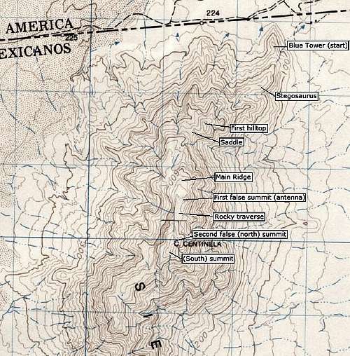 Centinela Map