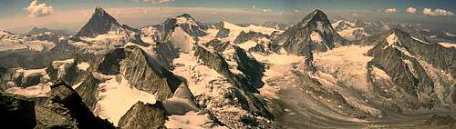 Matterhorn - Obergabelhorn - Dent Blanche