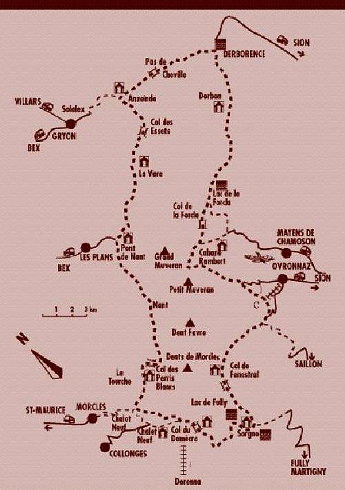 Muverans Tour - Map