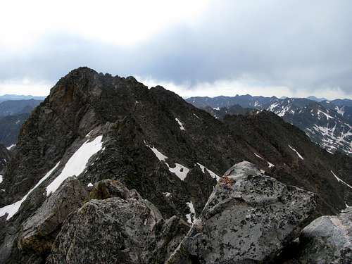View of Peak G from Summit Peak F