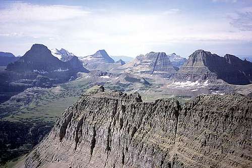 The view of Logan Pass from...