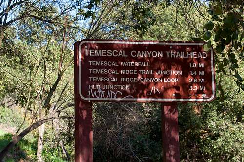 Temescal Canyon Trailhead