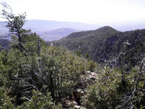 Southward from the summit