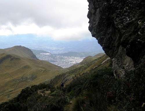 Quito from Rucu Pichincha