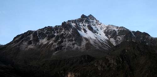 Iliniza Norte at dawn