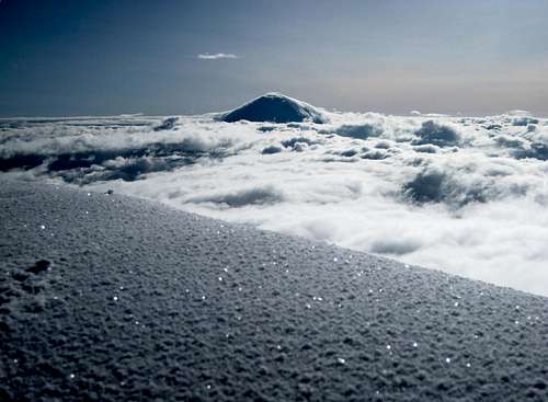 Cotopaxi from the summit of Iliniza Sur