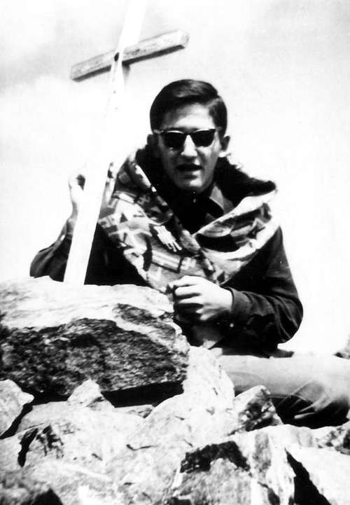 PUNTA GARIN sulla Vetta Meridionale (3480m) nel 1965