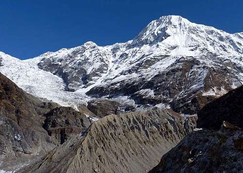 The Pindari glacier and Changuch