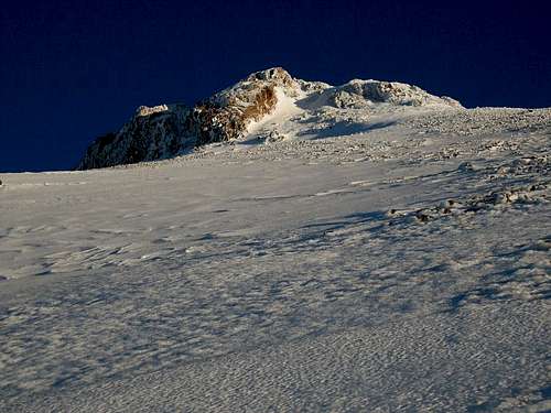 View of the headwall