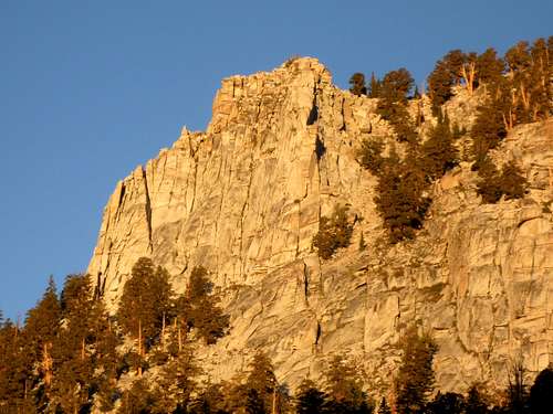Morning Sun On Golden Trout Crag