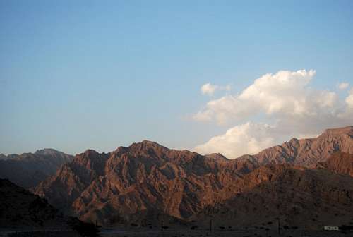 The Hajar Mountains of the United Arab Emirates and NW Oman