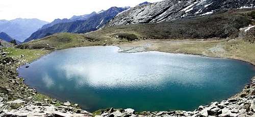 Raty Lake (2286 m.) from Northwest