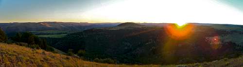 Chuckar Ridge sunset