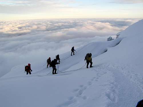 Cotopaxi above the clouds