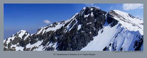 Vanatoarea lui Buteanu peak, Fagaras mt., Romnia