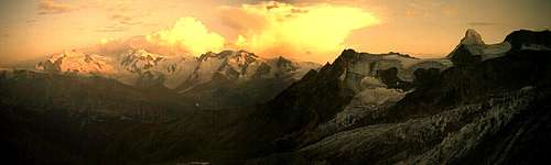 Monte Rosa - Breithorn - Matterhorn
