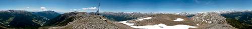 360° summit panorama Hurlerspitze