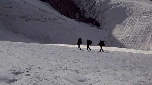 Trekkers Towards Malika Parbat, at Kaghan Valley