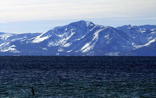 Mount Tallac from Lake Tahoe's Sand Harbor
