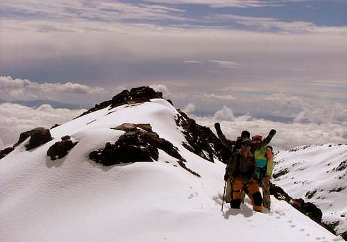 On the way to the summit. I Norte.