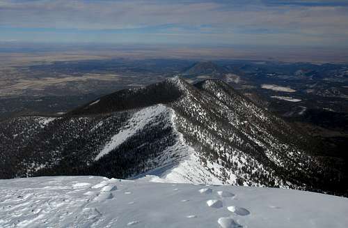 Humphreys Peak: summit view NE