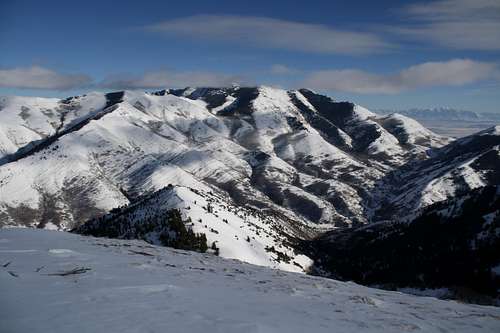 Flat Top Mountain from Sharp Mountain